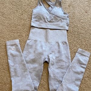 Gymshark camo seamless xs set